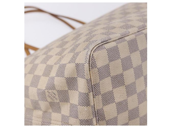 Borsa Tote LOUIS VUITTON Damier Azur Neverfull GM N41360 LV Auth 199621 - vista 18