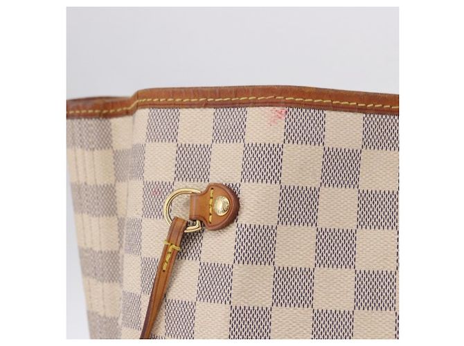 Borsa Tote LOUIS VUITTON Damier Azur Neverfull GM N41360 LV Auth 199621 - vista 2