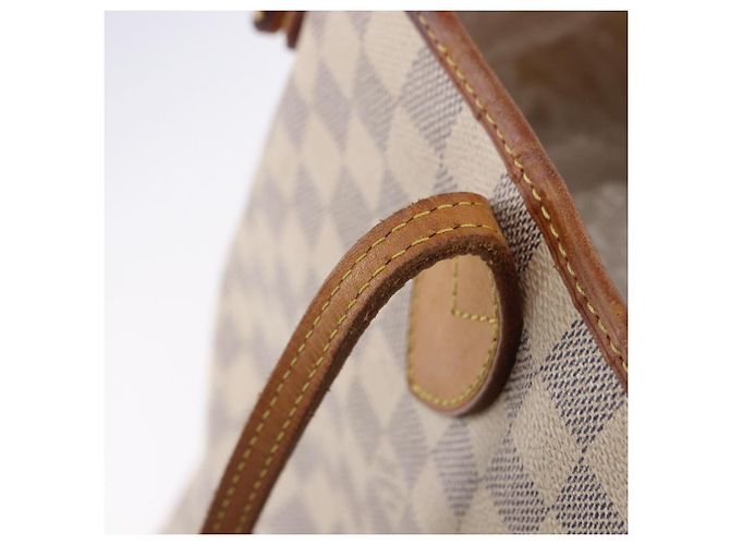 Borsa Tote LOUIS VUITTON Damier Azur Neverfull GM N41360 LV Auth 199621 - vista 21