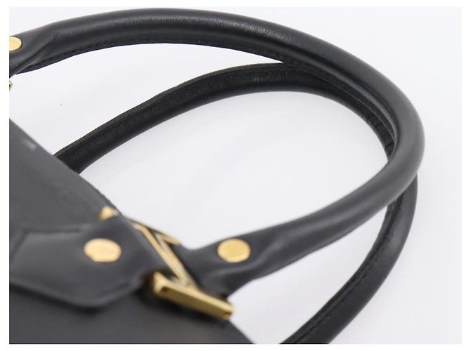 Borsa a mano MCM Vicetos Logogram PVC Leather 2way Nero Oro Auth 202886A D'oro - vista 8