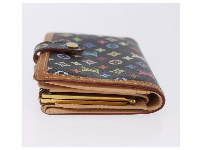 LOUIS VUITTON Monogram Multicolor Portefeuille Viennois Black M92988 Auth 203092 - vista 5