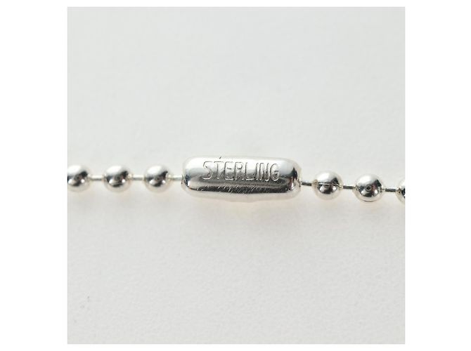 Collana Dog Tag Large Flare Dagger Chrome Hearts metallo Silver Auth mr2895SAM Argento - vista 10