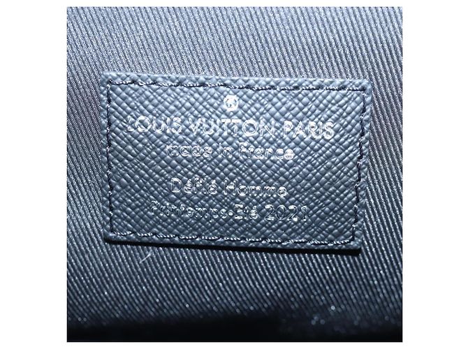 Borsa LOUIS VUITTON Damier Distorted Steamer XS Bag Black N60453 LV Auth 197245SM Nero - vista 11