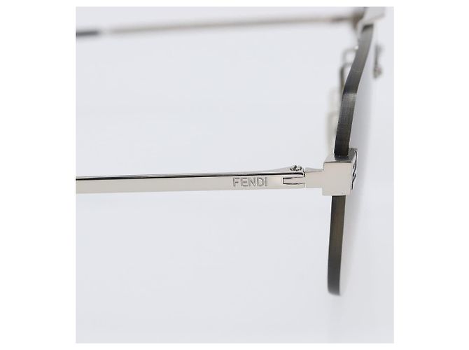 FENDI randlose Sonnenbrille Metall Black Auth BA15677M Schwarz - Ansicht 10