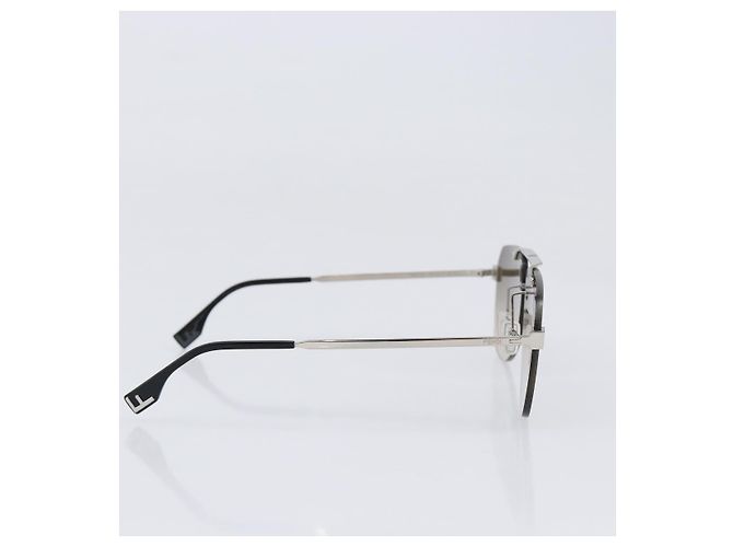 FENDI randlose Sonnenbrille Metall Black Auth BA15677M Schwarz - Ansicht 5
