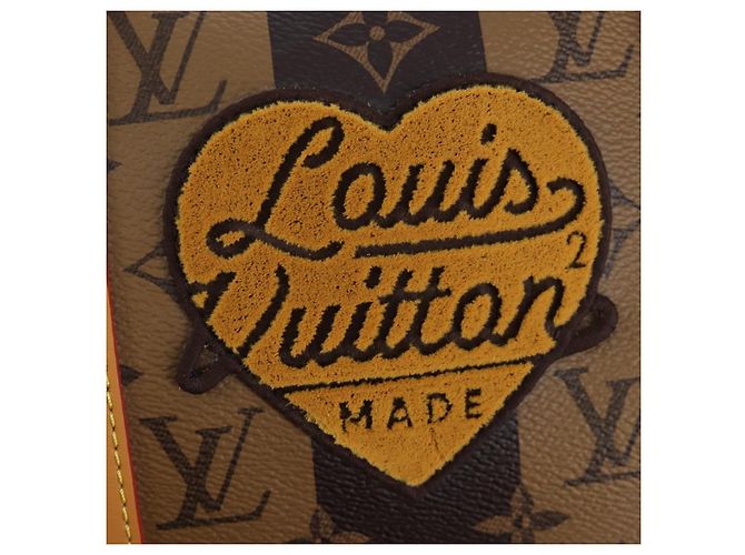 Borsa LOUIS VUITTON HUMAN MADE NIGO Keepall Bandouliere 50 M45967 LV Auth 202900SM Monogramma - vista 22