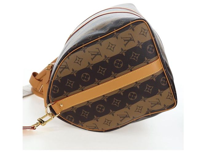 Borsa LOUIS VUITTON HUMAN MADE NIGO Keepall Bandouliere 50 M45967 LV Auth 202900SM Monogramma - vista 3