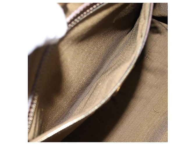 Borsa a mano FENDI Zucca Canvas Nero Marrone Auth 203801V - vista 19