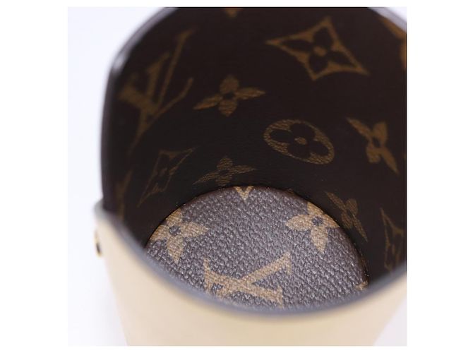 LOUIS VUITTON Monogram Pocrayon Gaston Pen Case Gold LV Auth 202723A Dorado Monograma - vista 11