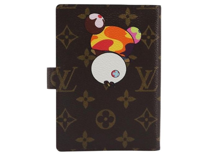 LOUIS VUITTON Monogram Panda Agenda PM Day Planner Cover R20011 LV Auth 202812V Monograma - vista 2
