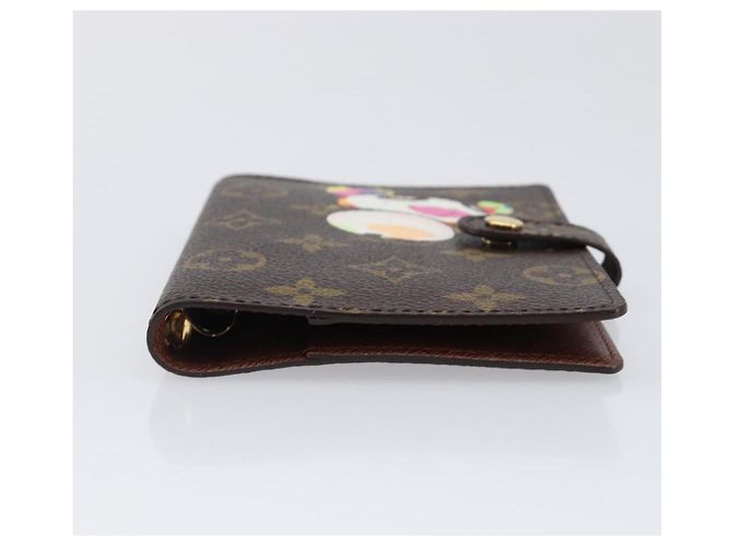 LOUIS VUITTON Monogram Panda Agenda PM Day Planner Cover R20011 LV Auth 202812V Monograma - vista 6