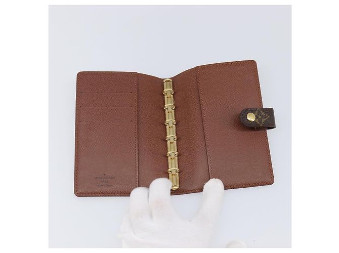 LOUIS VUITTON Monogram Panda Agenda PM Day Planner Cover R20011 LV Auth 202812V Monograma - vista 8