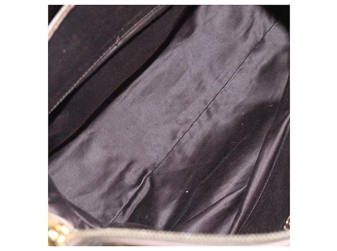 Borsa Miu Miu Vitellolux 2way Beige Gold Auth 203013V D'oro - vista 11