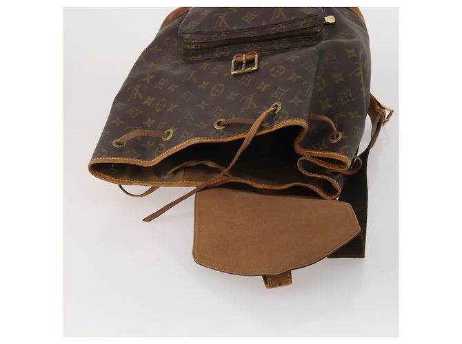 Zaino LOUIS VUITTON Monogram Montsouris GM M51135 LV Auth 198914 Monogramma - vista 10