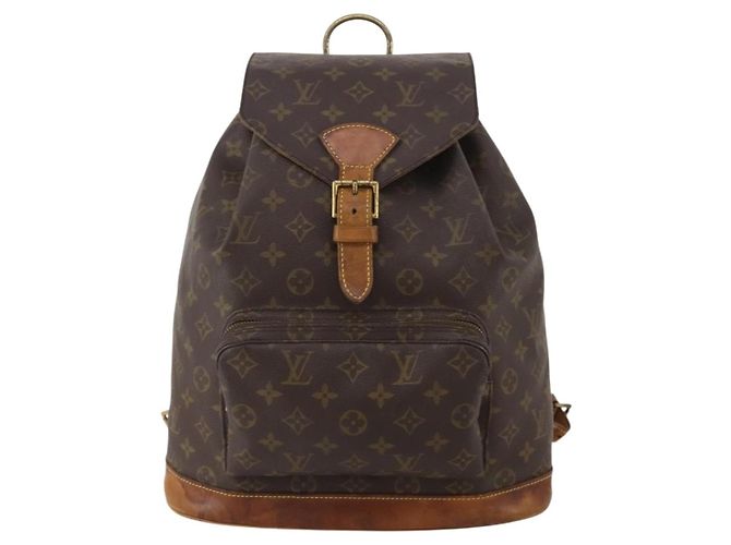 Zaino LOUIS VUITTON Monogram Montsouris GM M51135 LV Auth 198914 Monogramma - vista 13