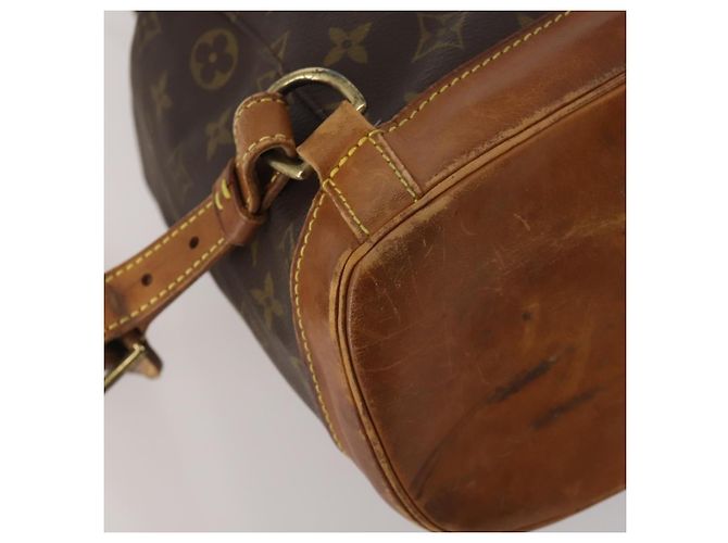 Zaino LOUIS VUITTON Monogram Montsouris GM M51135 LV Auth 198914 Monogramma - vista 18