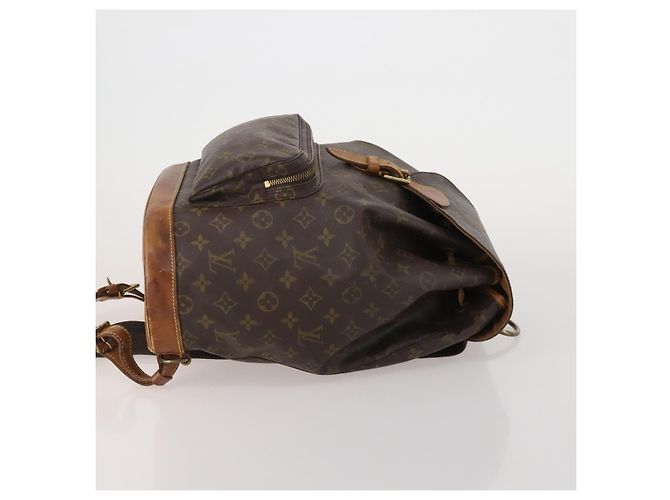 Zaino LOUIS VUITTON Monogram Montsouris GM M51135 LV Auth 198914 Monogramma - vista 3