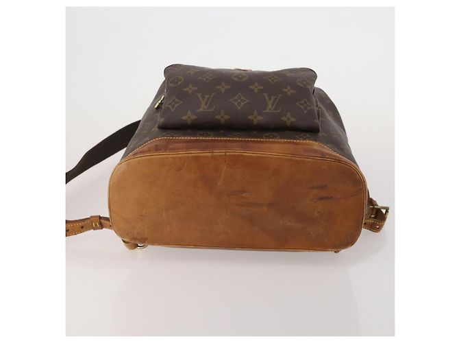 Zaino LOUIS VUITTON Monogram Montsouris GM M51135 LV Auth 198914 Monogramma - vista 5