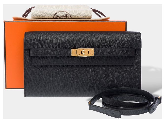 Hermès Borsa HERMES Kelly to go in Pelle Nera - 103916 Nero - vista 2
