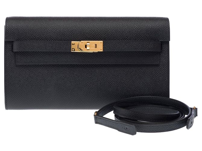 Hermès Borsa HERMES Kelly to go in Pelle Nera - 103916 Nero - vista 3