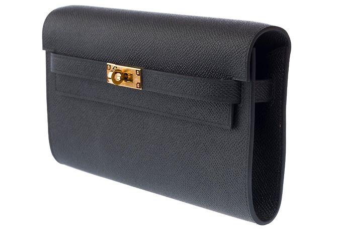 Hermès Borsa HERMES Kelly to go in Pelle Nera - 103916 Nero - vista 5
