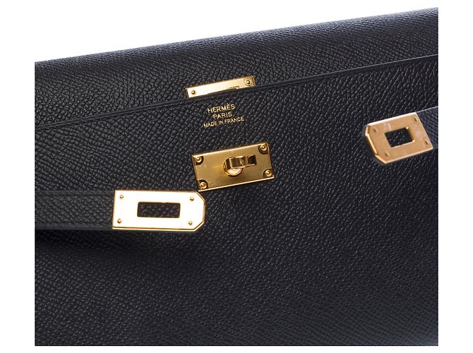 Hermès Borsa HERMES Kelly to go in Pelle Nera - 103916 Nero - vista 7