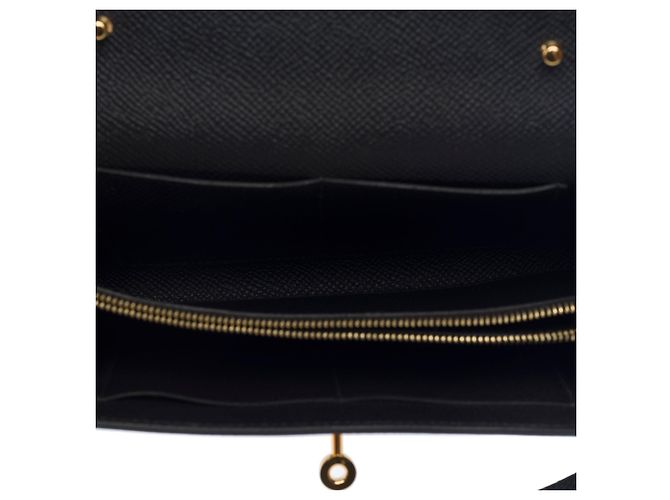 Hermès Borsa HERMES Kelly to go in Pelle Nera - 103916 Nero - vista 8