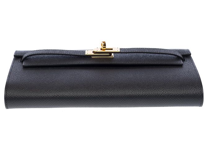 Hermès Borsa HERMES Kelly to go in Pelle Nera - 103916 Nero - vista 9