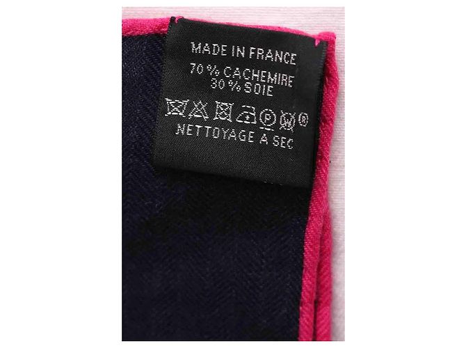 Hermès Kaschmir Schal Rosa Pink - Ansicht 6