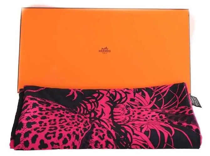 Hermès Kaschmir Schal Rosa Pink - Ansicht 7