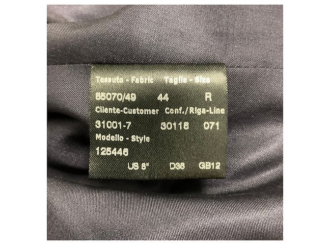 Brioni Navy Blue Silk Lined Two Button Wool Blazer Jacket - view 5