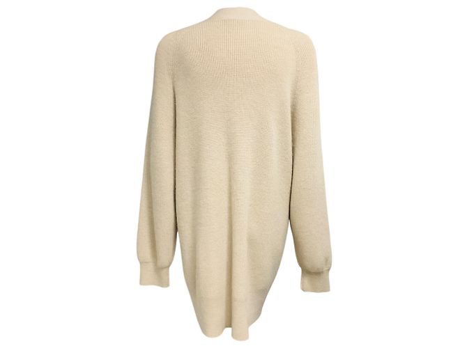 Akris Punto Beige Strickcardigan aus Kaschmir und Wolle - Ansicht 3