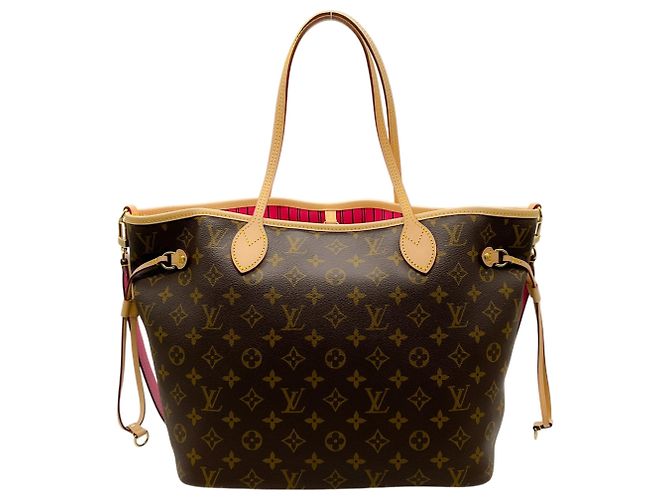 Louis Vuitton Monogram / Pink Reversible Bandouliere MM Tote Marrone - vista 3
