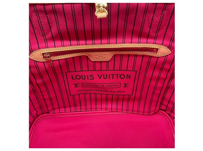 Louis Vuitton Monogram / Pink Reversible Bandouliere MM Tote Marrone - vista 4