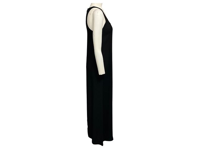 Totême Toteme Black Sable Kleid mit Rundhalsausschnitt Schwarz - Ansicht 2