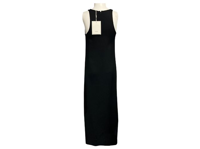Totême Toteme Black Sable Kleid mit Rundhalsausschnitt Schwarz - Ansicht 3