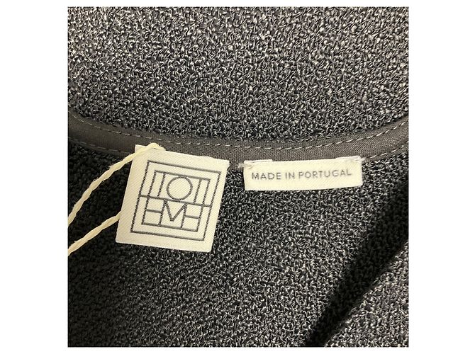 Totême Toteme Black Sable Kleid mit Rundhalsausschnitt Schwarz - Ansicht 4