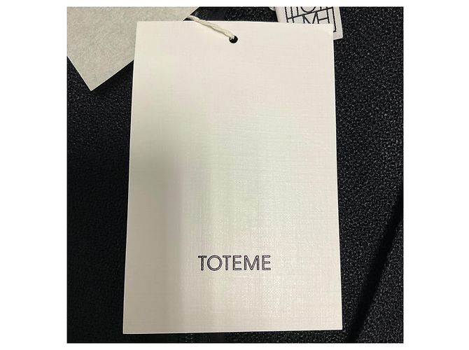 Totême Toteme Black Sable Kleid mit Rundhalsausschnitt Schwarz - Ansicht 6
