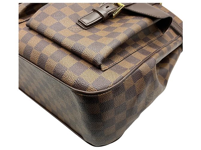 Borsa a Tracolla Louis Vuitton Damier Uzes Marrone - vista 4