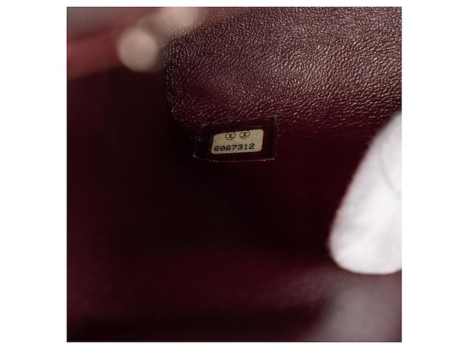 Bolsa Chanel Kelly Top Handle em pele de cordeiro acolchoada preta Preto - vista 6