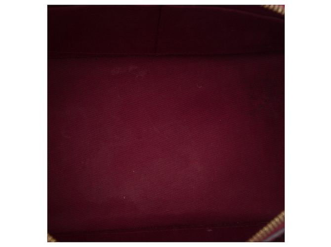 Borsa a mano Louis Vuitton Alma PM Monogram Vernis rossa Rosso - vista 4