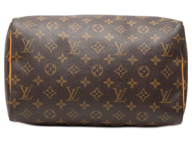 Sac Boston Louis Vuitton Monogram Speedy 30 Marron - vue 3