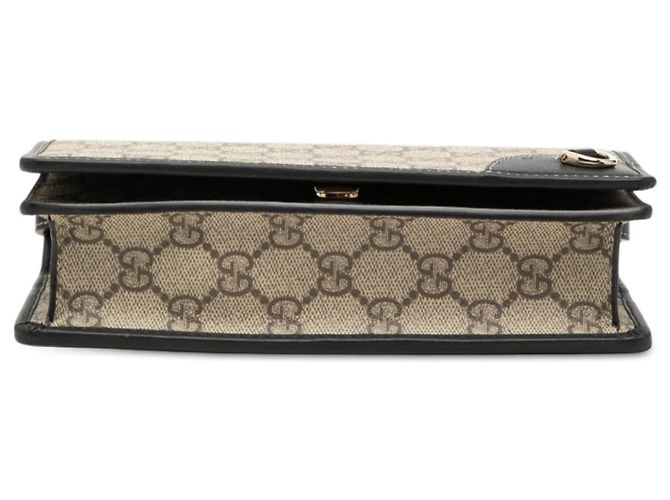 Borsa a tracolla Gucci GG Supreme Web Beige - vista 3
