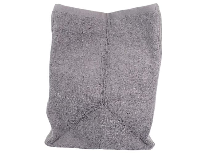 Borsa da spiaggia Chanel CC Terry Cloth Sports Line Grigia Grigio - vista 15