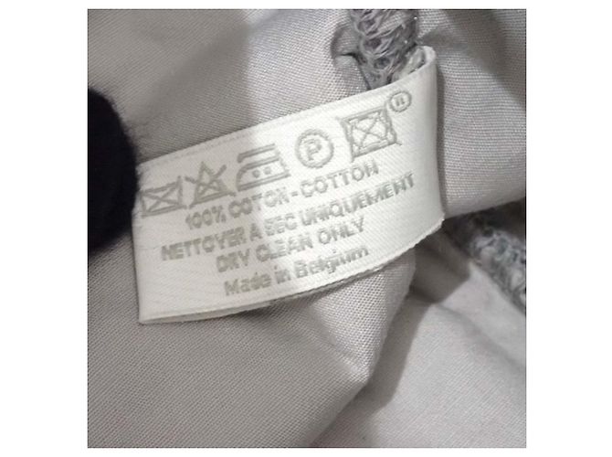 Borsa da spiaggia Chanel CC Terry Cloth Sports Line Grigia Grigio - vista 4