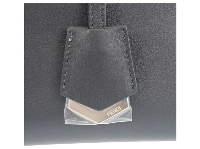 Borsa By The Way Fendi Medium in pelle nera Nero - vista 13