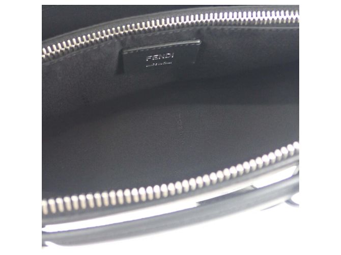Borsa By The Way Fendi Medium in pelle nera Nero - vista 4
