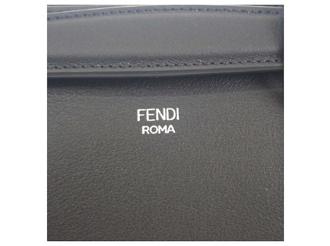 Borsa By The Way Fendi Medium in pelle nera Nero - vista 5