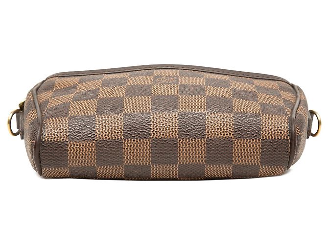 Borsa a tracolla Louis Vuitton Damier Ebene Ipanema Pochette Marrone - vista 3