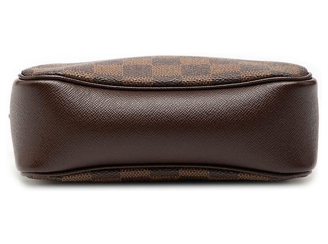 Borsa a mano Louis Vuitton Damier Ebene Trousse Pochette Marrone - vista 3